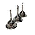 Altar Bells, Triple Moon, Pentacle OM bell, Witch Bell -Hand Bells & Chimes
