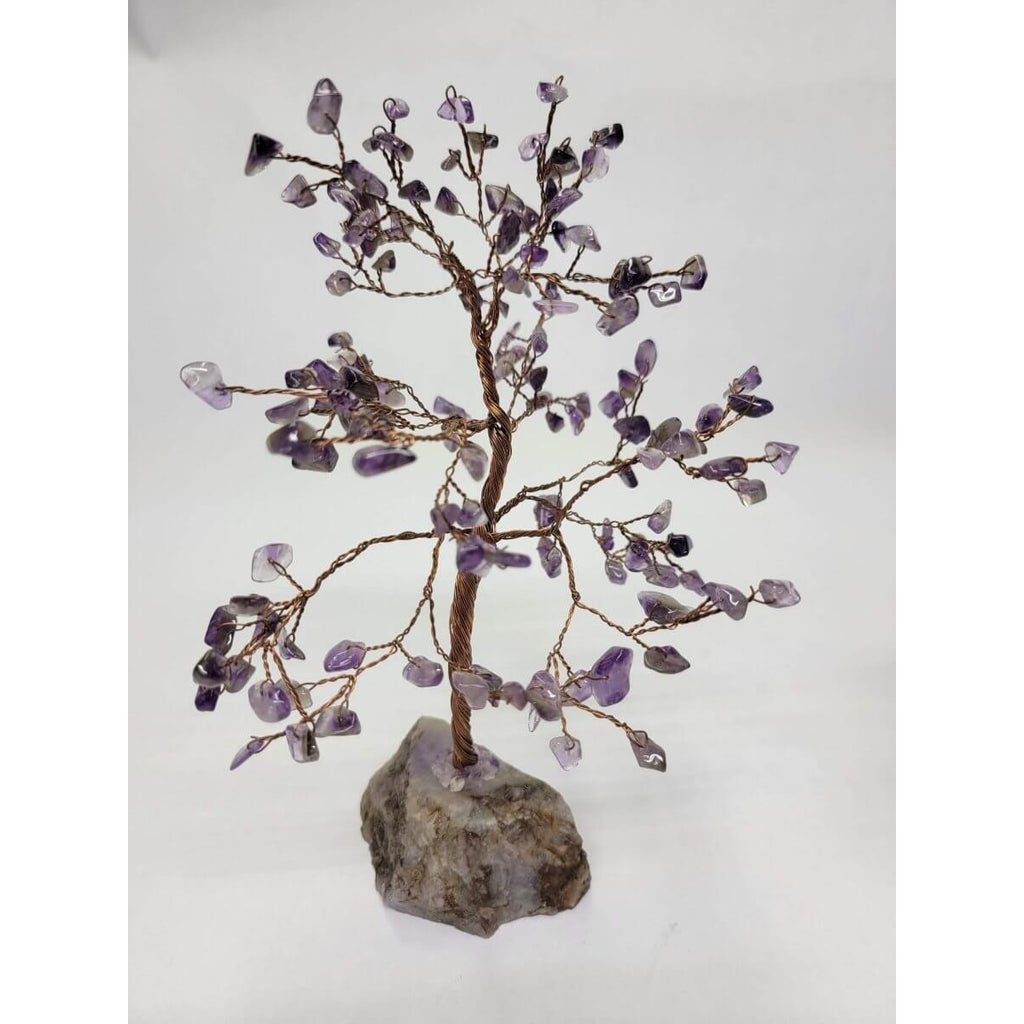 Amethyst / Rose Quartz, Green Aventurine Tree Of Life (7 inch) -Decor