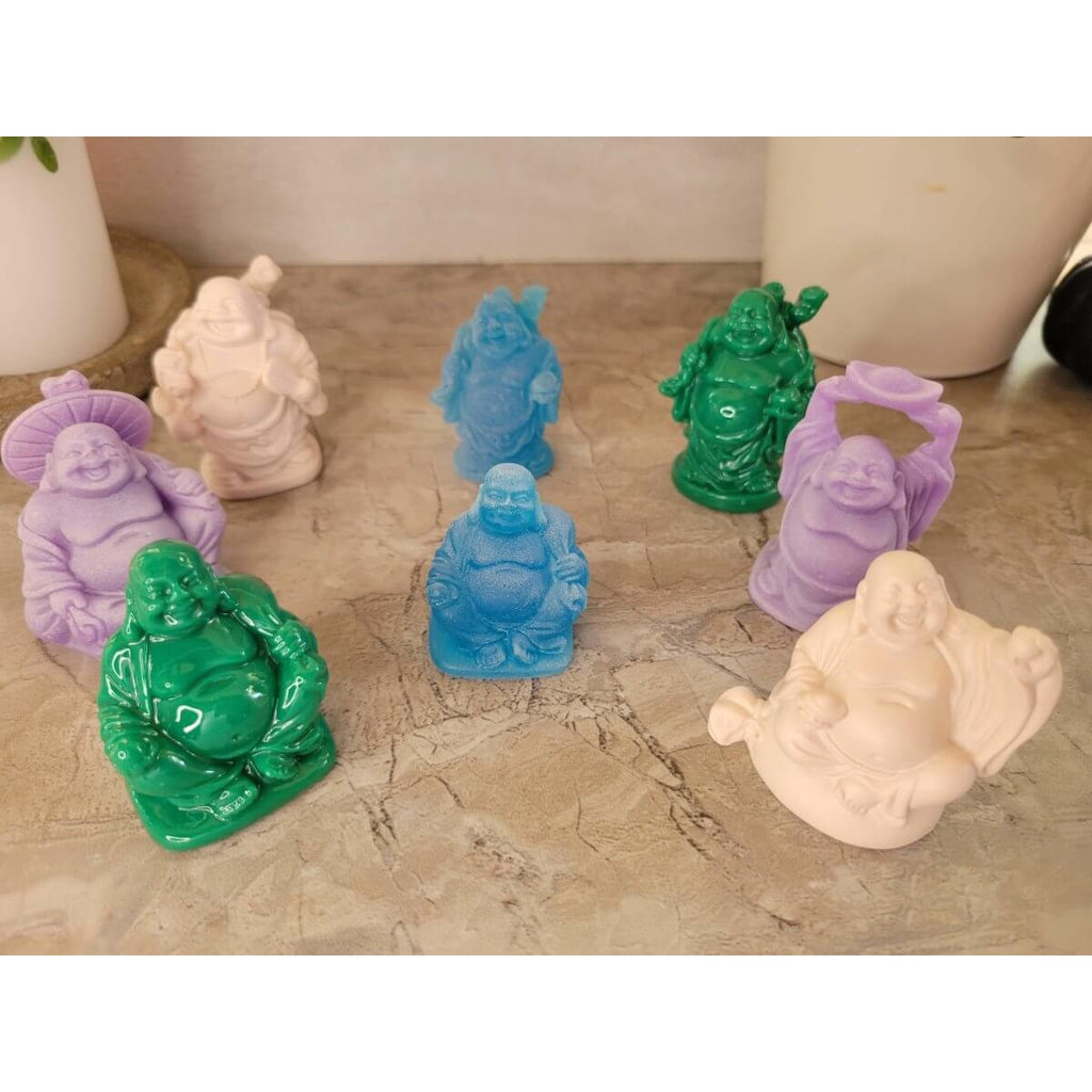 Beautiful Pack of 6 Laughing Buddha Figurines -Buddha Figurine statue