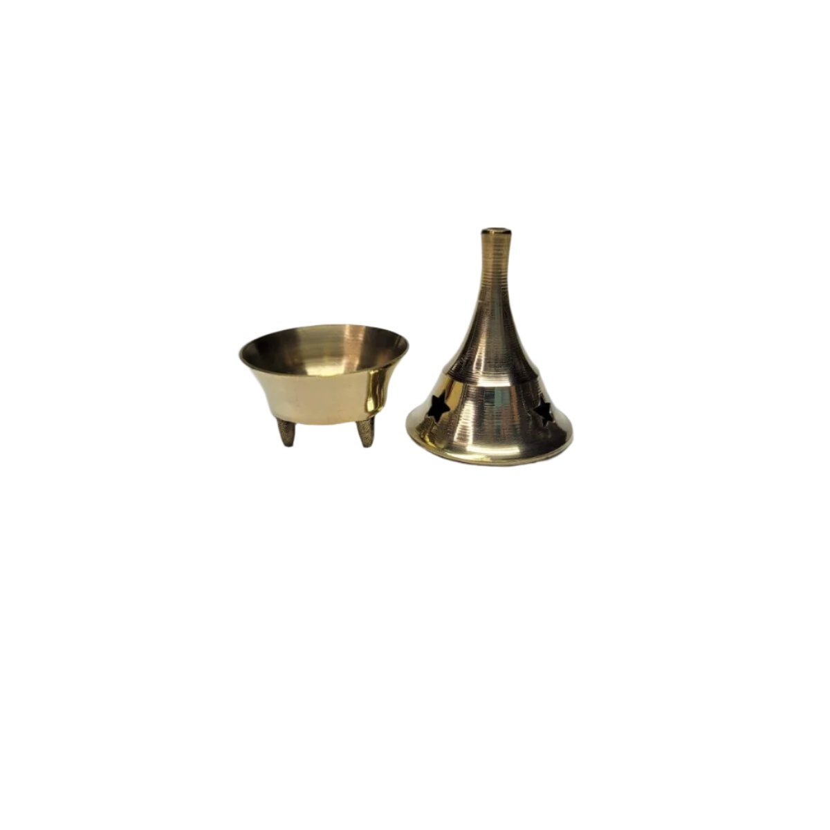 Brass Cone Burner / Cone Burner/Altar Décor -Incense Holders