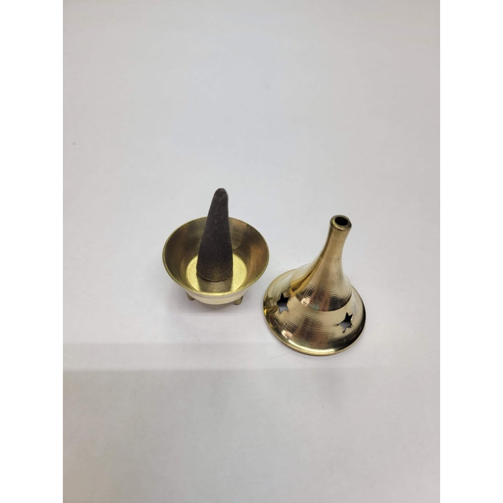 Brass Cone Burner / Cone Burner/Altar Décor -Incense Holders