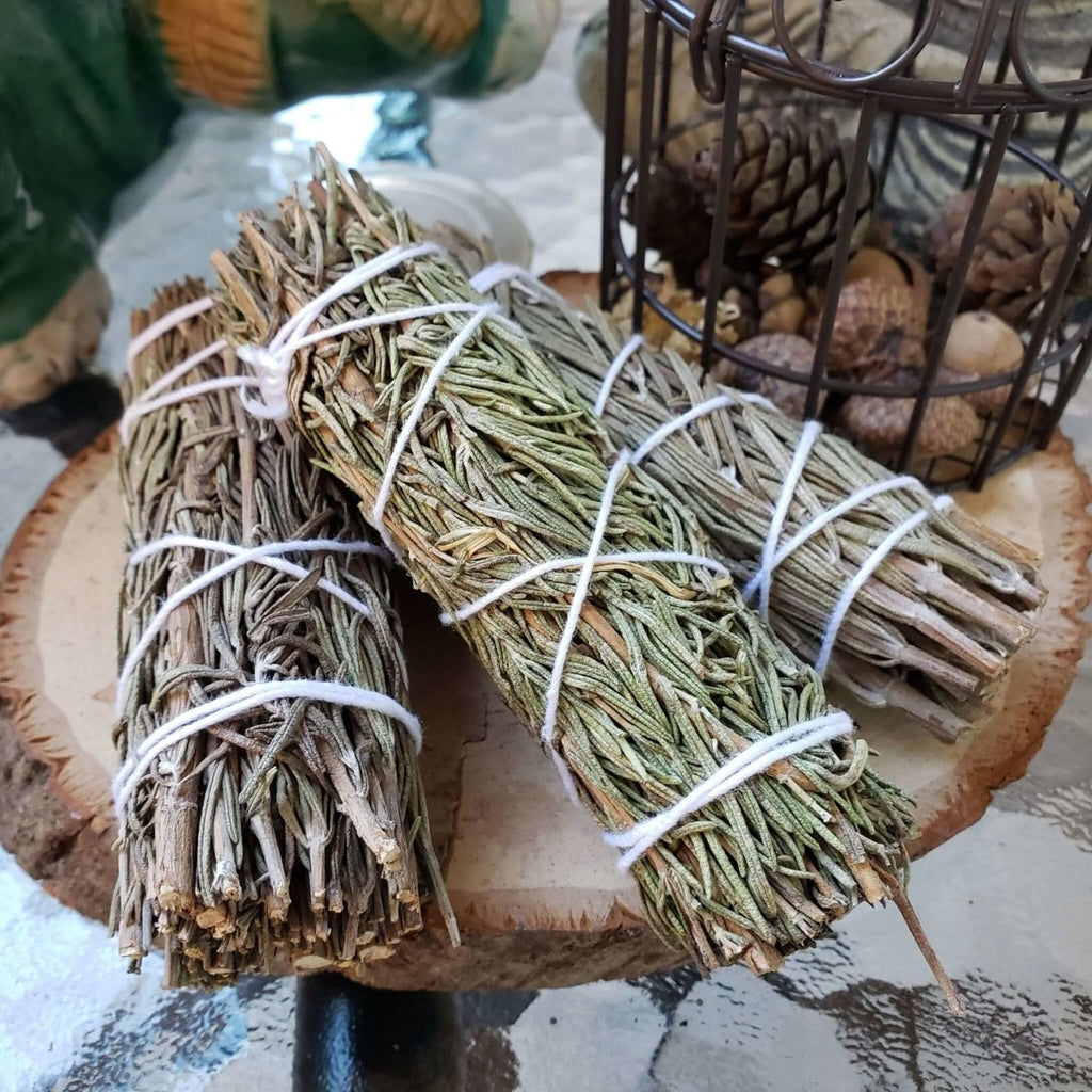 California Rosemary Smudge Sticks 4" inch Cleanse House Cleanse -Herbs & Spices