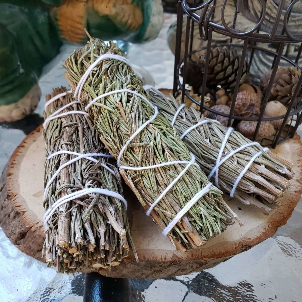 California Rosemary Smudge Sticks 4" inch Cleanse House Cleanse -Herbs & Spices