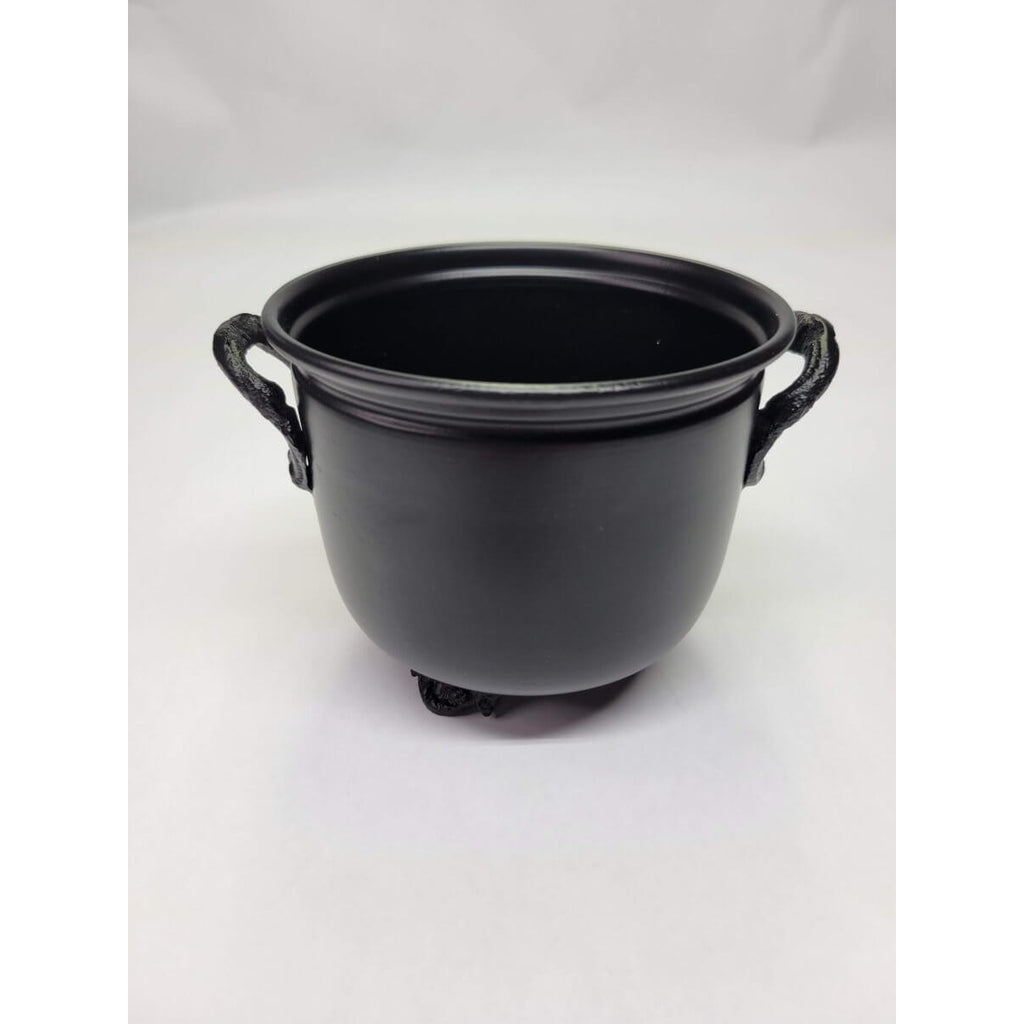 Cauldron Burner / Black Plain Metal Cauldron / Altar Burner -Incense Holders