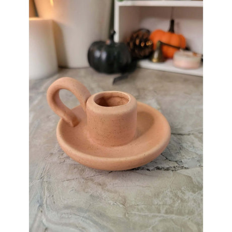 Ceramic Candle Holder, Taper Candle Holder, for Wedding Party Home Decoration -Candle Holders