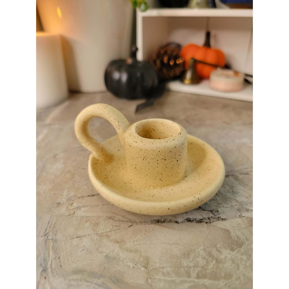 Ceramic Candle Holder, Taper Candle Holder, for Wedding Party Home Decoration -Candle Holders