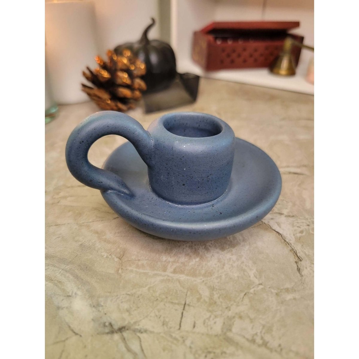 Ceramic Candle Holder, Taper Candle Holder, for Wedding Party Home Decoration -Candle Holders