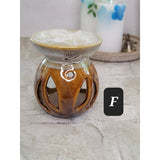 Ceramic Oil Burners Assorted Designs , handmade ceramic oil burner -Candle & Oil Warmers