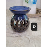 Ceramic Oil Burners Assorted Designs , handmade ceramic oil burner -Candle & Oil Warmers