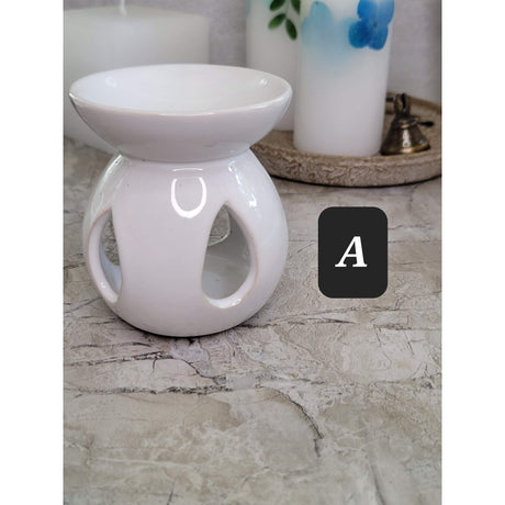 Ceramic Oil Burners Assorted Designs , handmade ceramic oil burner -Candle & Oil Warmers
