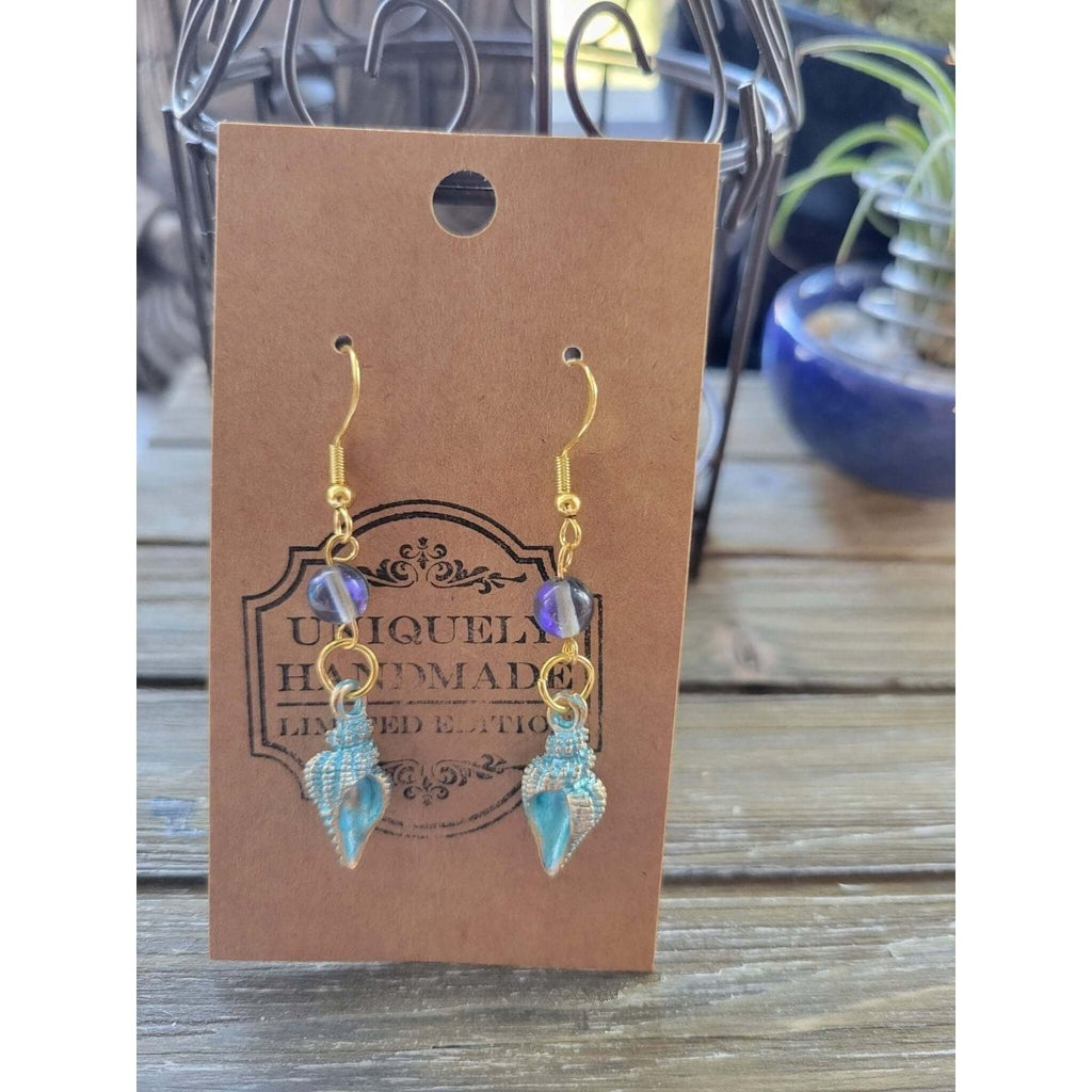 Charm and Crystal Earrings / Sea Earrings -Earrings