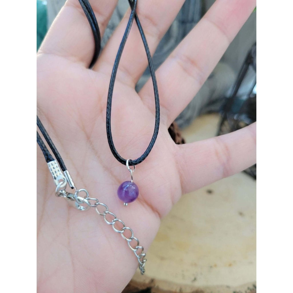 Crystal Beads Necklace /Healing Jewelry /Protection Crystals -