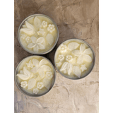 Flower Shop Christmas theme candle tin jar soy candle intention candle -