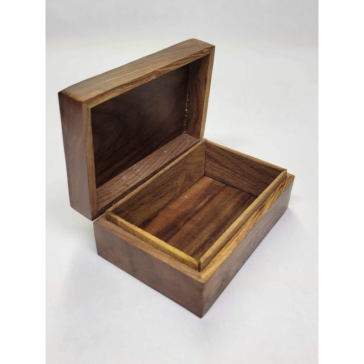 Goddess of Earth Wooden Carved 4x6" Box/ Crystal Storage Box/ Altar Decoration -