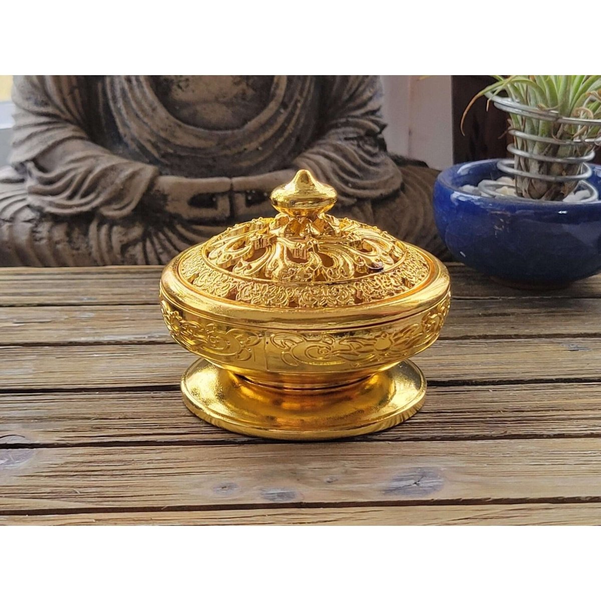 Gold Color !Incense Holder, Incense Burner ,Altar Decoration, Cone Holder Burner -