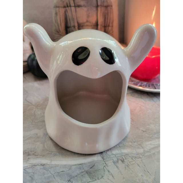 Halloween Theme Porcelain Candle Holder -