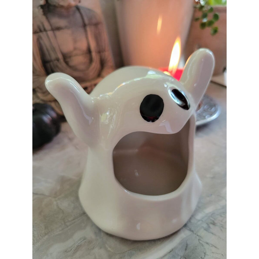 Halloween Theme Porcelain Candle Holder -