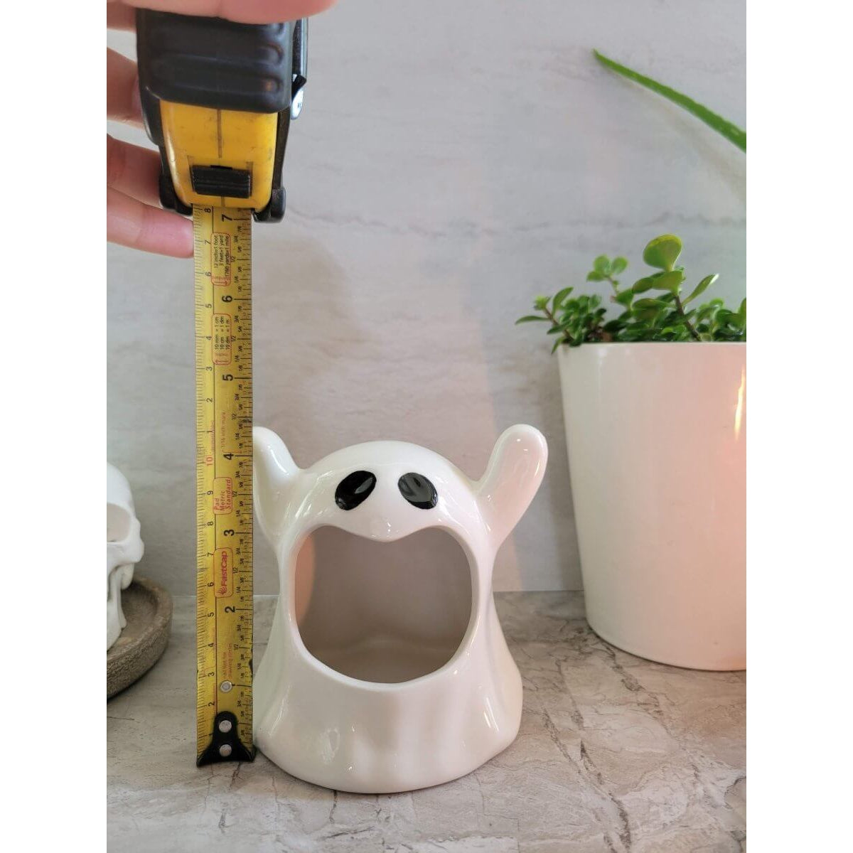 Halloween Theme Porcelain Candle Holder -