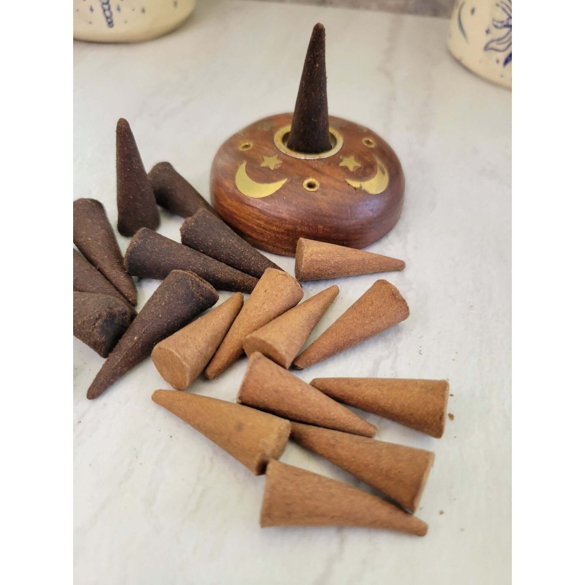 Handmade Natural Incense Cones, Incense Cone Assortment -Incense