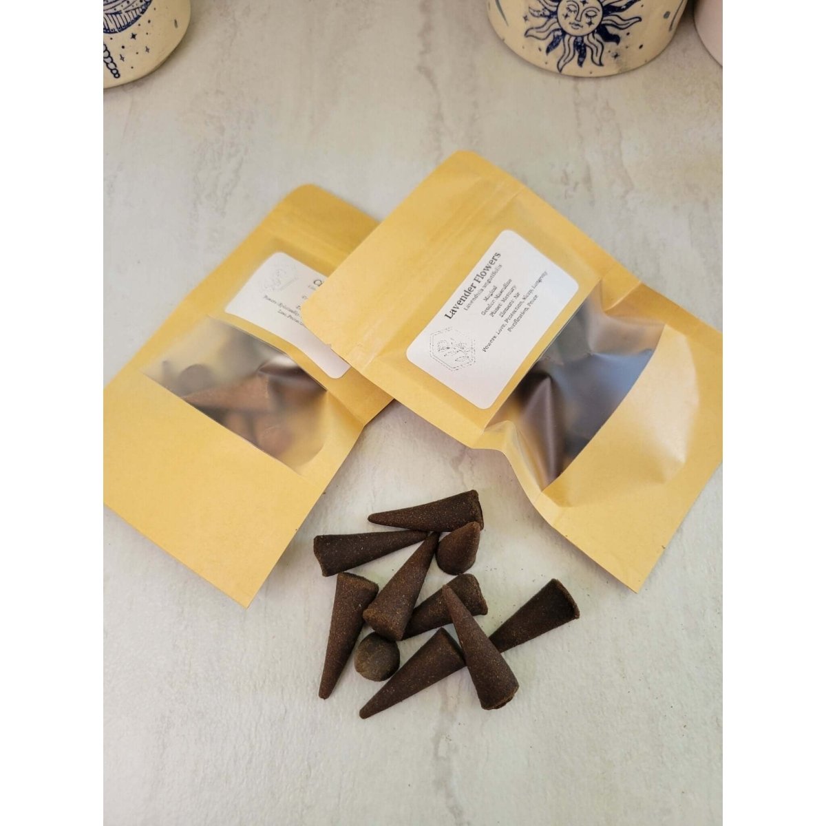 Handmade Natural Incense Cones, Incense Cone Assortment -Incense