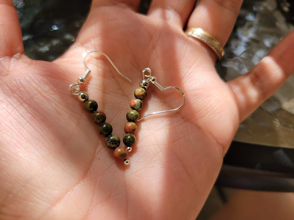 Crystal Earrings ,Stacked Stone  Drop Earrings | Bohemian Style Dangle Earrings , Jewelry, Crystal Energy
