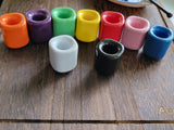 Handmade ceramic different color Chime Holders, candle holders