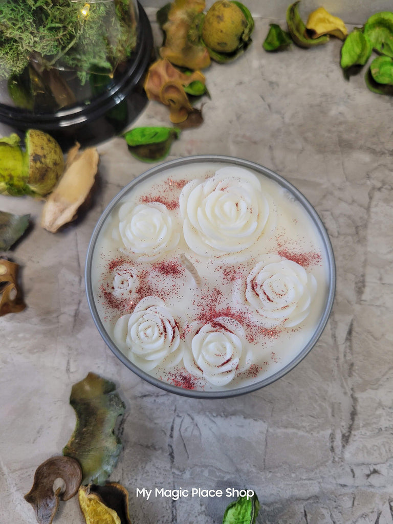Roses Candle ,Valentine's Day Gifts, Dessert Candles, Love Candle