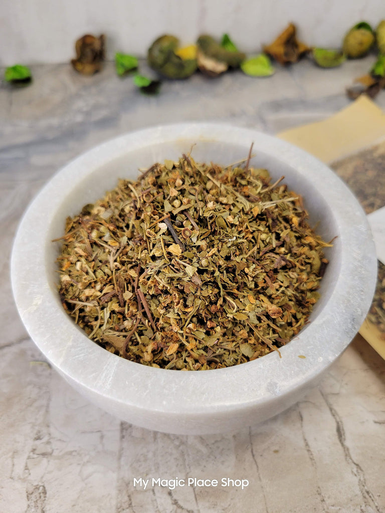 Hawthorn Leaf & Flower, Cut and Sifted 1oz, decoration herbs, magical herbs