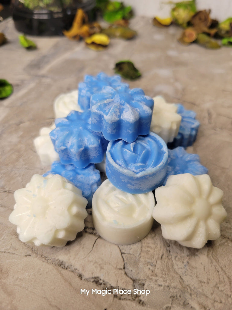 Sea Salt and Orchid 15 Flowers Wax Melts , Flowers Melts ,Handmade Soy Wax