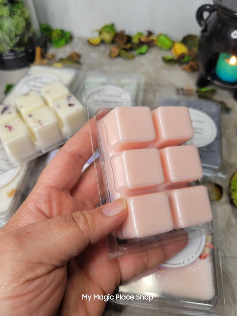 Natural Soy wax melts, soy wax with flowers handmade, Spring scents