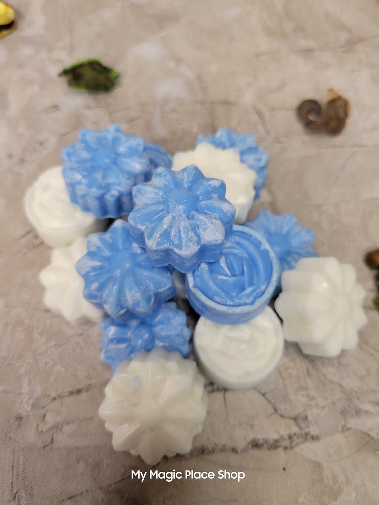 Sea Salt and Orchid 15 Flowers Wax Melts , Flowers Melts ,Handmade Soy Wax