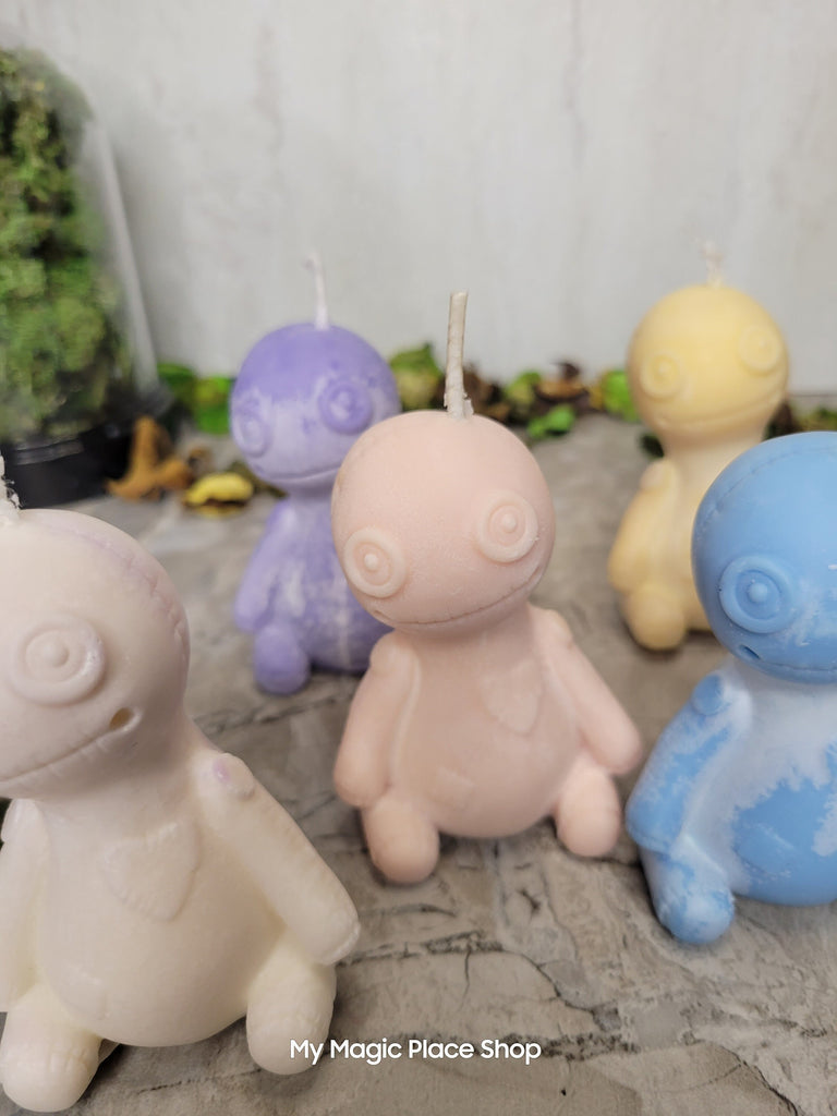 Soy Wax Voodoo doll candle, shaped candle, sculptural candle, Scented  Candle