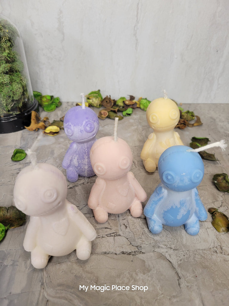 Soy Wax Voodoo doll candle, shaped candle, sculptural candle, Scented  Candle