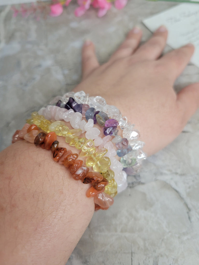 Gemstone stretch bracelets Mixed Gemstones Gifts for her Handmade Bracelets