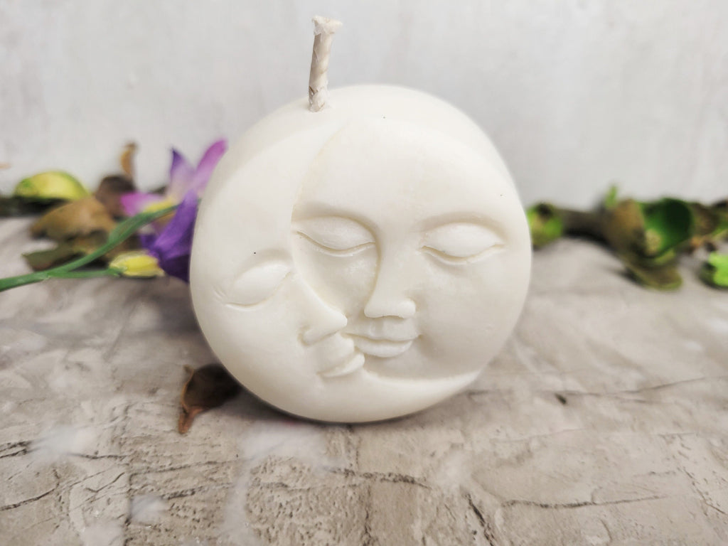 Moon and Sun Soy Candle ,  Sun and Moon Candle, Moon Candle, Handmade Candle Soy Candles
