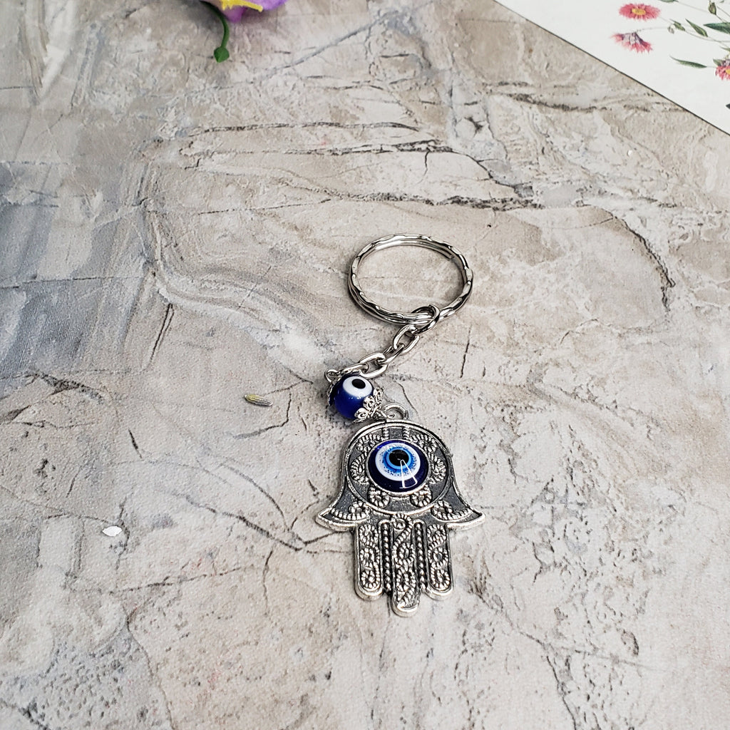 Evil Eye Keychain Charm ,Handmade Keychain, Evil Eye Protection , Gift For Her