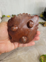 Leaf Elephant Ceramic Incense Holder Small Clay Incense Holder Leaf Elephant, Small Elephant Holder