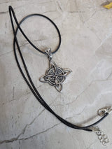 Witches Knot Necklace, Protection Charm Necklace, Witches Necklace, Knot Protection Necklace