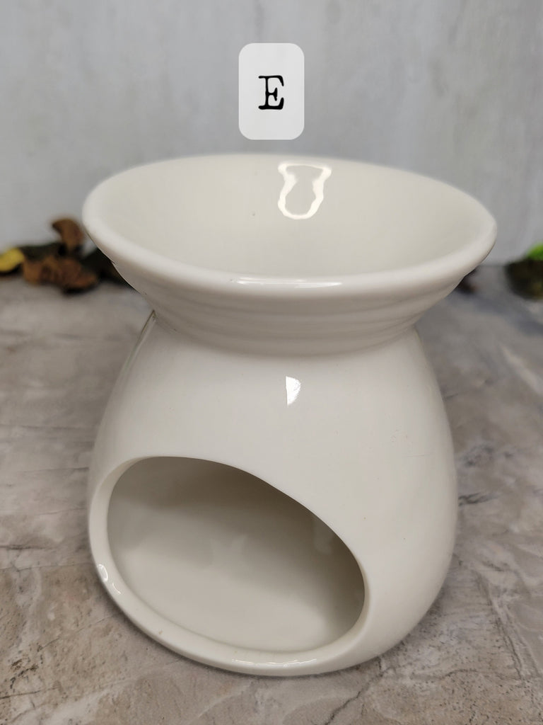 Moon and Stars oil burner, Wax Warmer, Metaphysical décor, handmade ceramic