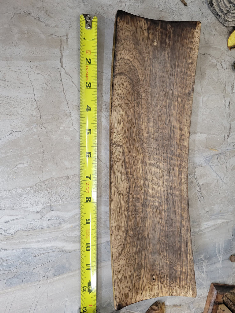 Wood double incense Burner , Big Incense Holder, Wood holder