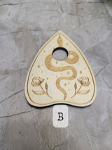 Planchette Sphere Holder, Crystal Holder, Altar Decorations, Witchy Wood Sphere Stands