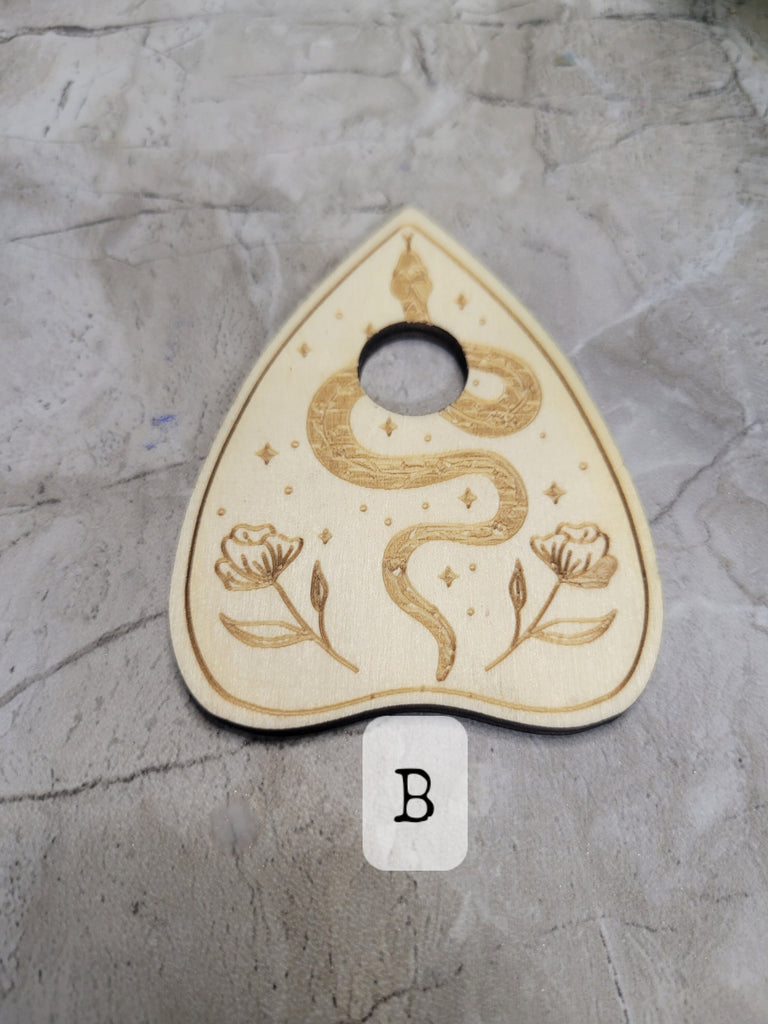 Planchette Sphere Holder, Crystal Holder, Altar Decorations, Witchy Wood Sphere Stands