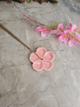 Ceramic Flower Incense Holder Handmade Small Incense
