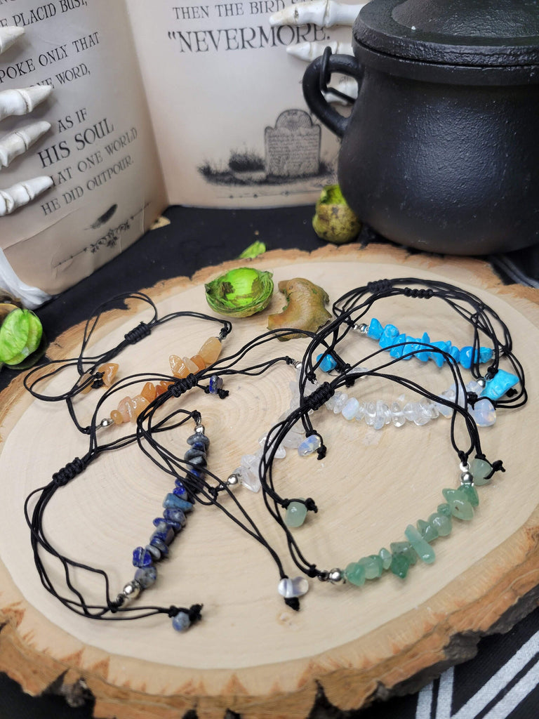 Gemstone adjustable bracelets Mixed Gemstones Gifts for her Handmade Bracelets