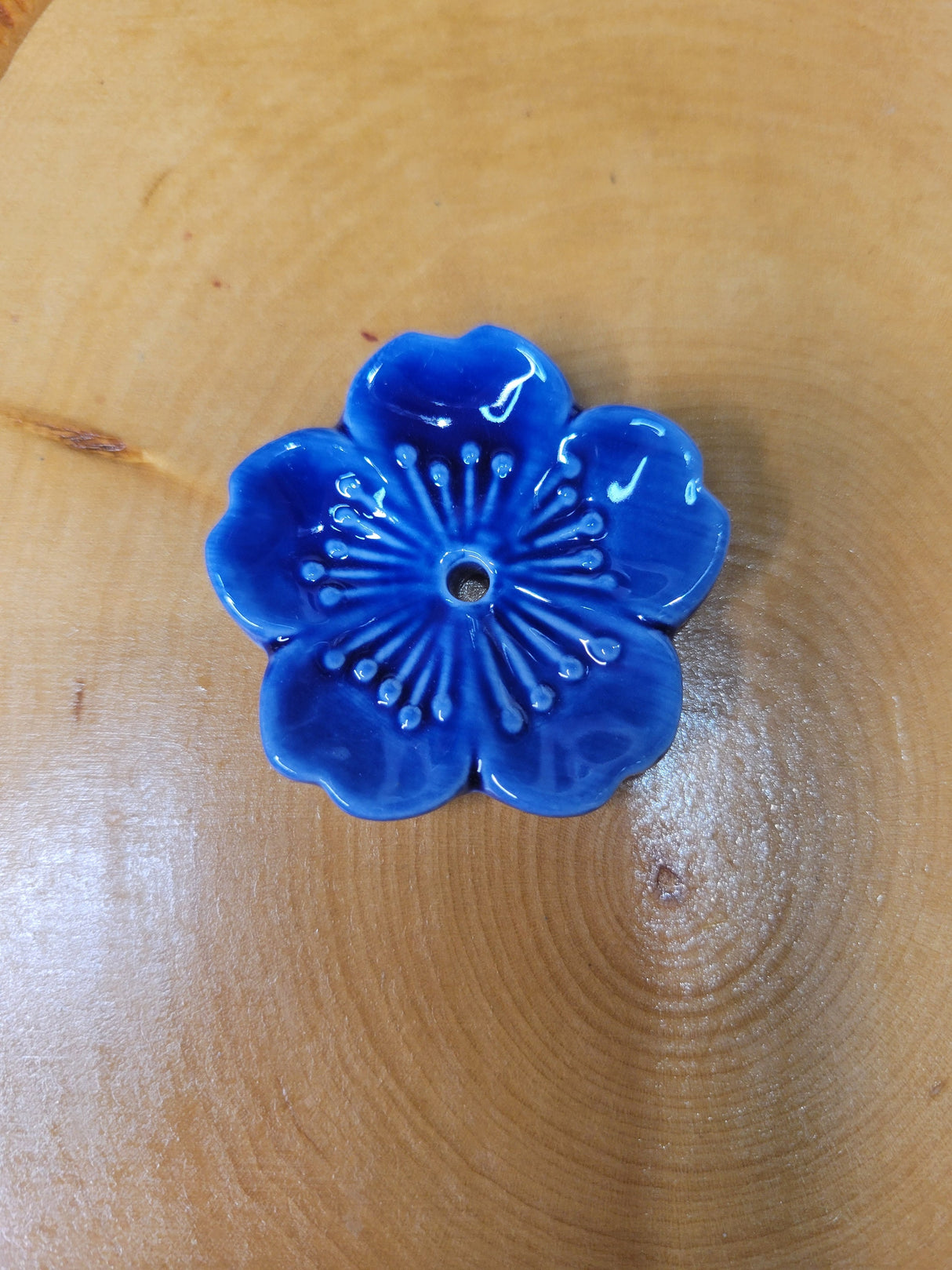 Ceramic Flower Incense Holder Handmade Small Incense