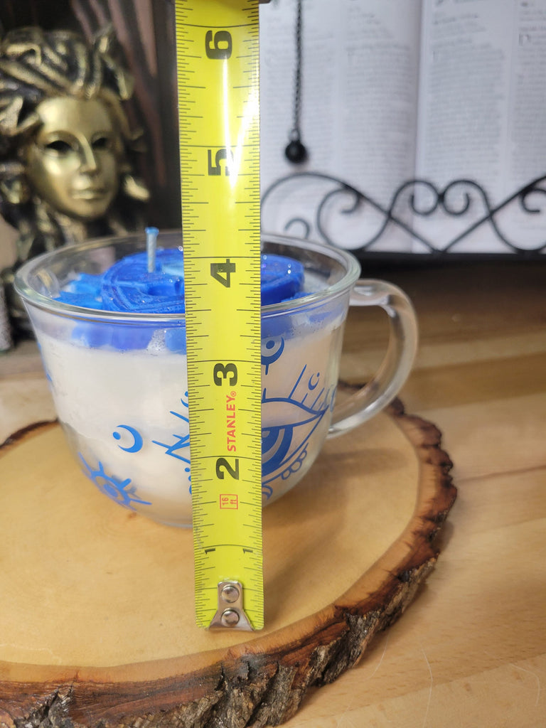 Evil Eye Protection Candle, Mug Evil Eye Candles Soy Candles, Evil Eye Decor Witchy Candle Gift For Protection