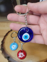 Evil Eye Keychain Colored Evil Eye Keychains, Handmade Keychain, Evil Eye Protection, Gift For Her