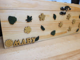 Magical Witch Herb Box, Enchanting Handmade Herbs, and Resin decorated Wood Witchy Box