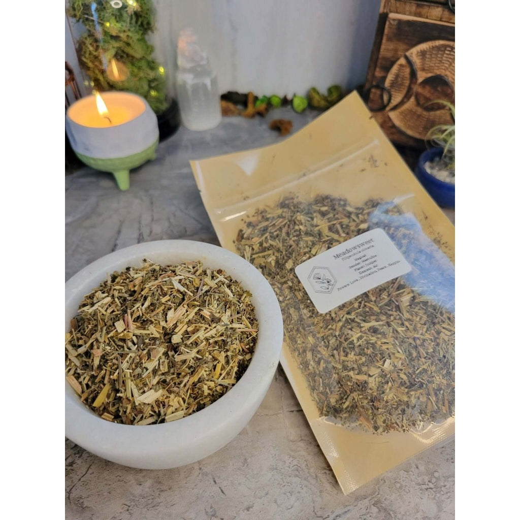 Meadowsweet, Cut & Sifted 1oz/ Dried Herbs -Herbs & Spices