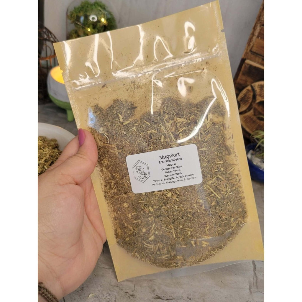 Mugwort, Cut & Sifted, 1oz -Herbs & Spices